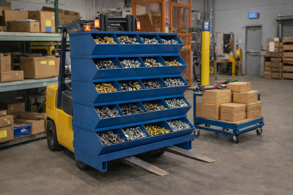 Stackbin Steel Storage Systems, Workbenches and Shelving