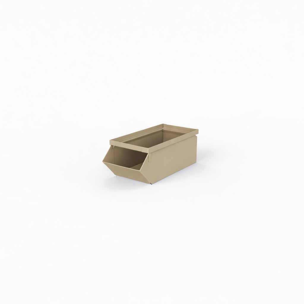 Stackbin Hopper With Lock 1 Stackbin® Heavy Duty Steel Hopper Bin - 5.5
