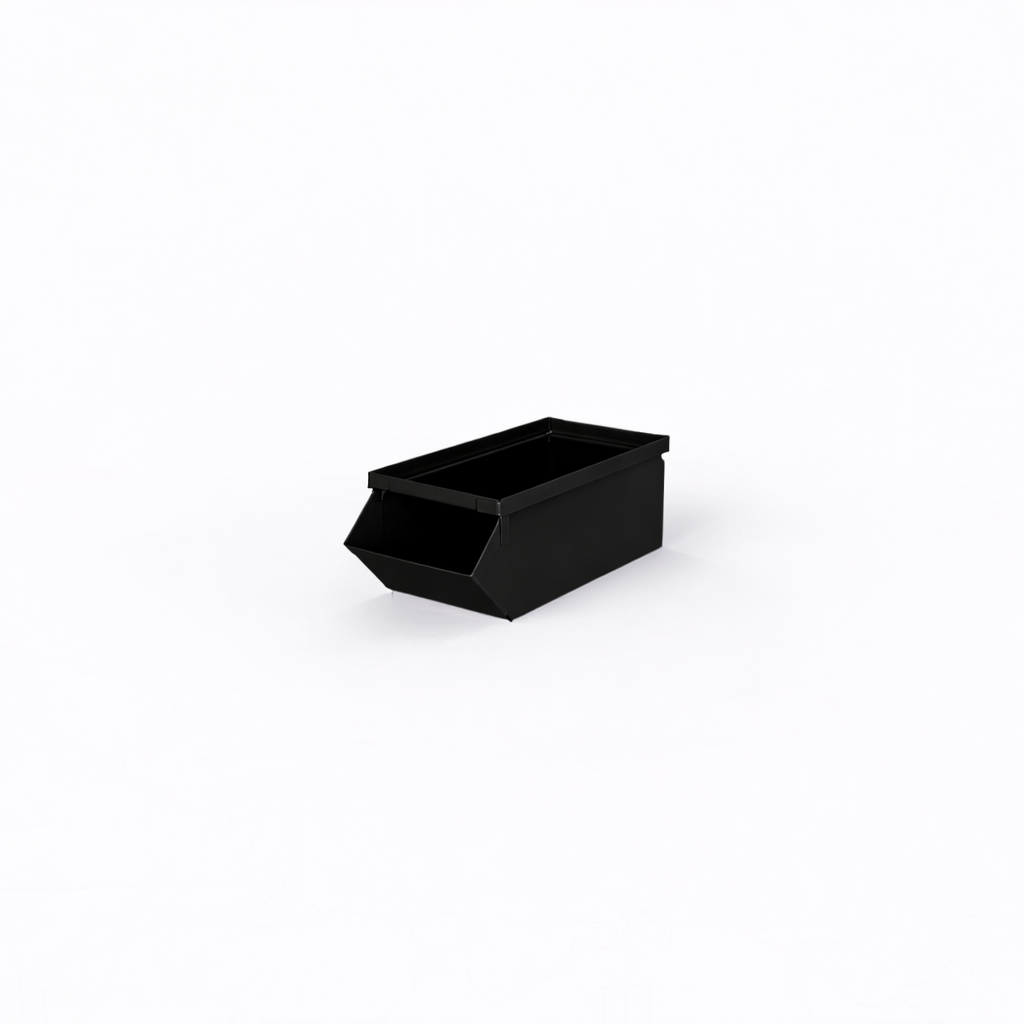Stackbin Hopper With Lock 1 Stackbin® Heavy Duty Steel Hopper Bin - 5.5