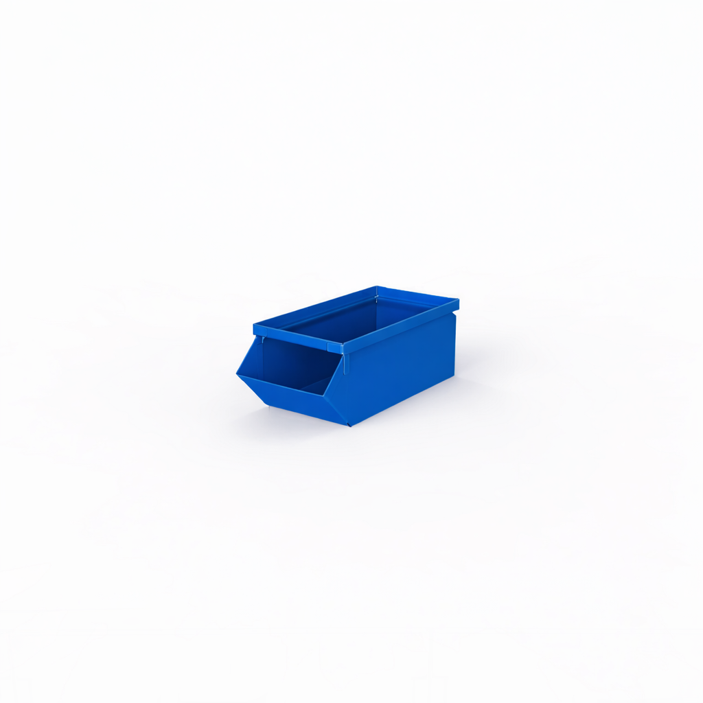 Stackbin Hopper With Lock 1 Stackbin® Heavy Duty Steel Hopper Bin - 5.5