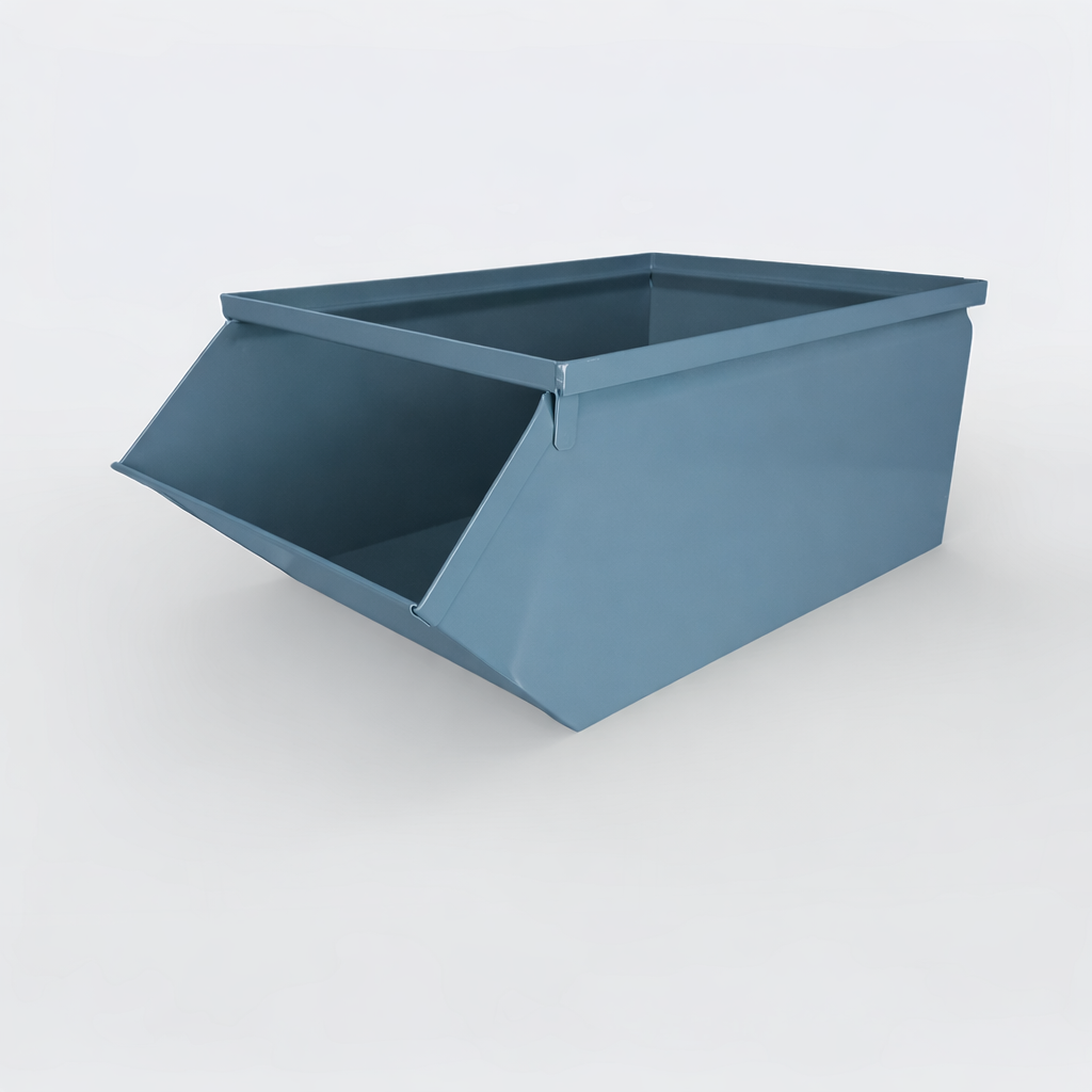 Stackbin Hopper With Lock 6 Stackbin® Heavy Duty Steel Hopper Bin - 18
