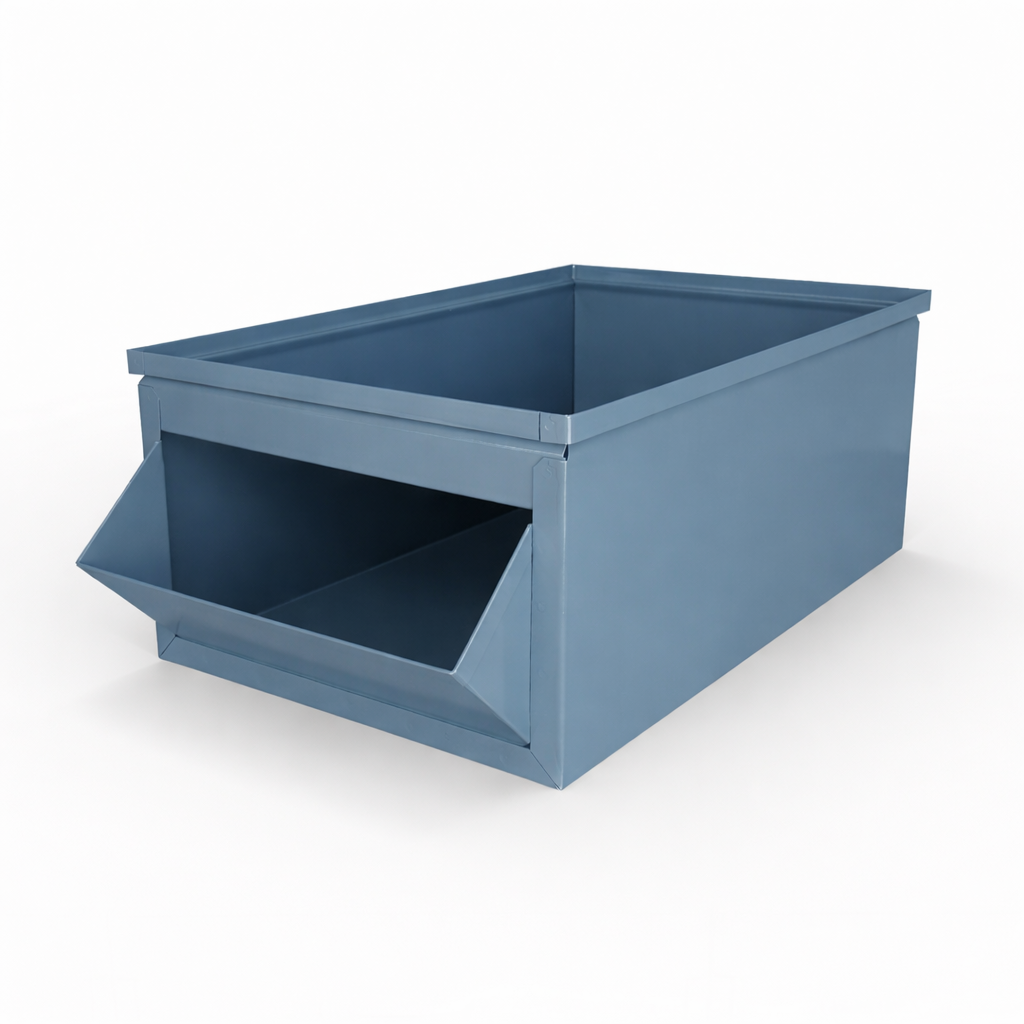 Stackbin Hopper With Lock #804 Series Stackable Hopper Boxes – Stackbin