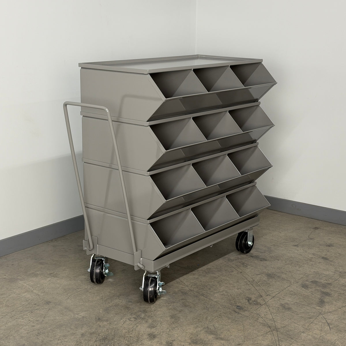 Stackbin #4 Large Compartment Storage Unit with Mobile Base