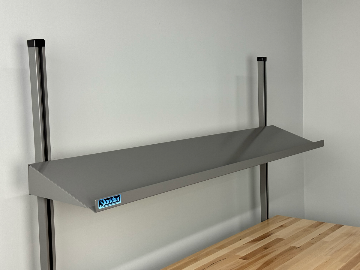 Shelf Edge For Racking 30° Angled Steel Rack Shelf for Optimal Visibility and Organization ...