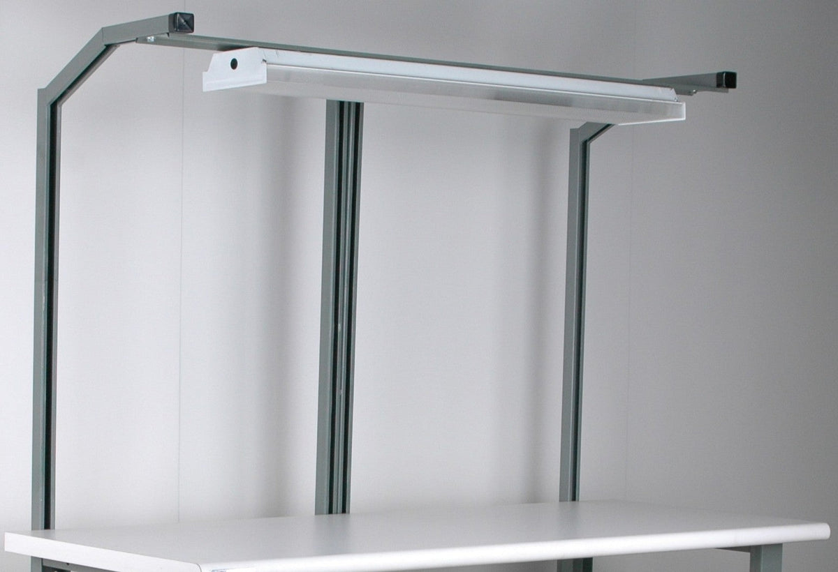 Split OCS with LED Light – Overhead Add-On for Stackbin Workbenches