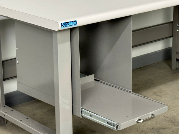 14" W x 20" D Pull-Out Printer Stand for Stackbin Workbenches