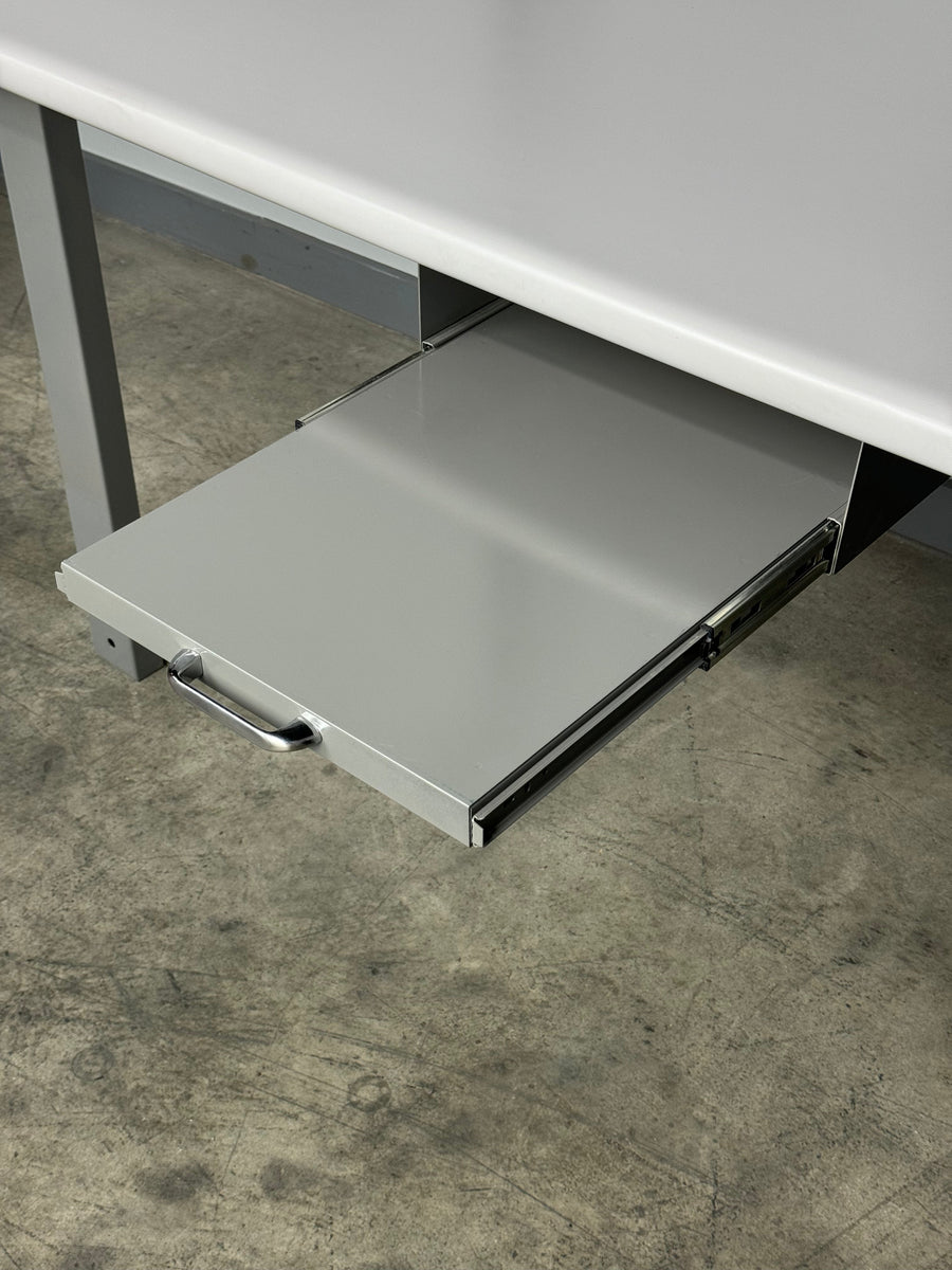 Pull-Out Writing Surface for Stackbin Workbenches