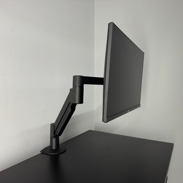 Articulating Flat Screen Monitor Arm for Stackbin Workbenches