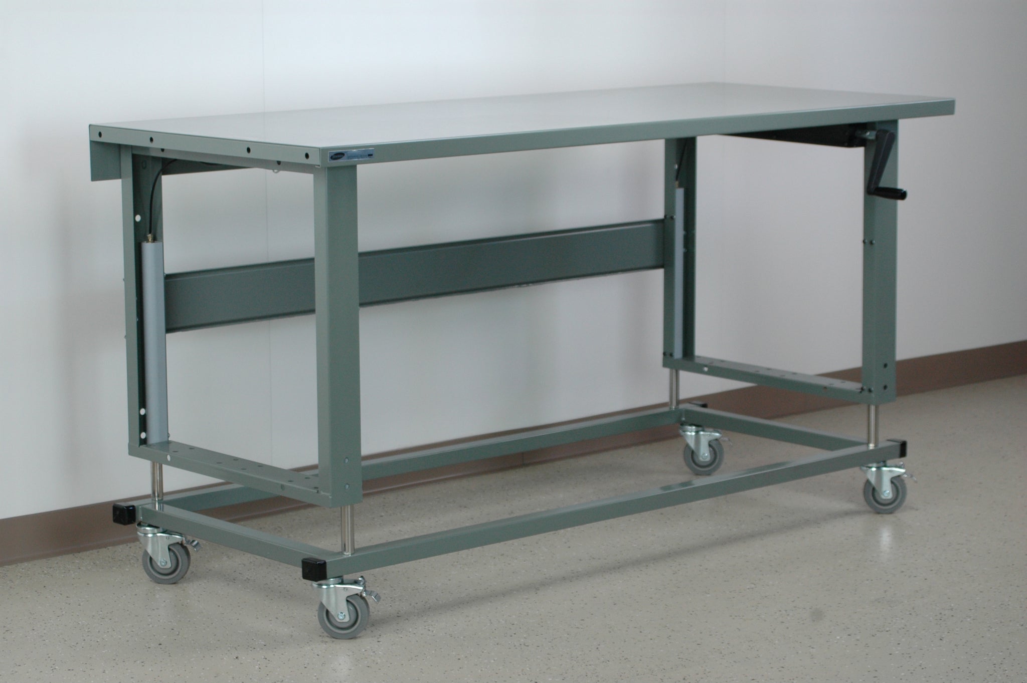 2500 Series Mobile Height Adjustable Work Table - Premium