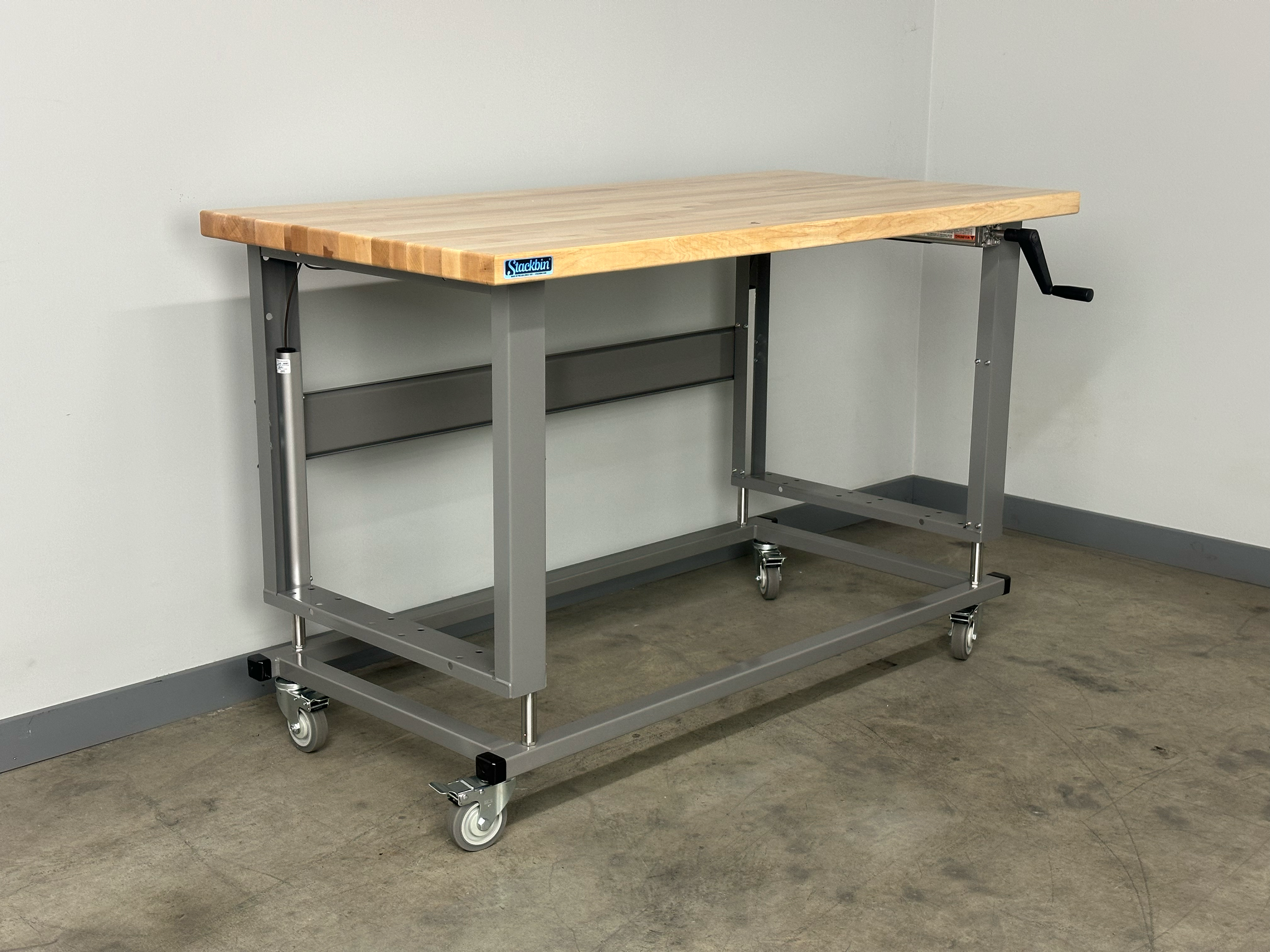 2500 Series Mobile Height Adjustable Work Table - Premium