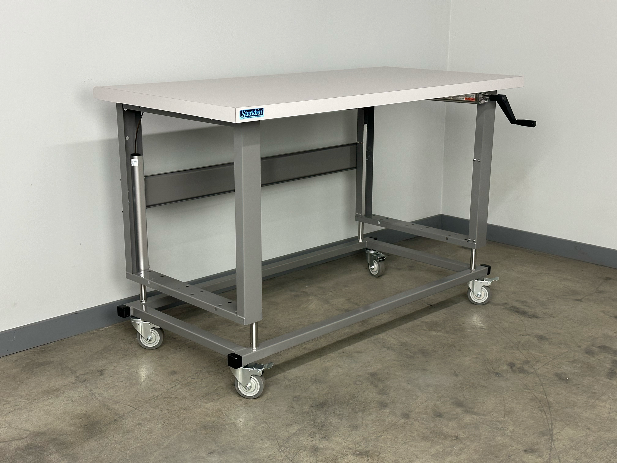2500 Series Mobile Height Adjustable Work Table - Premium