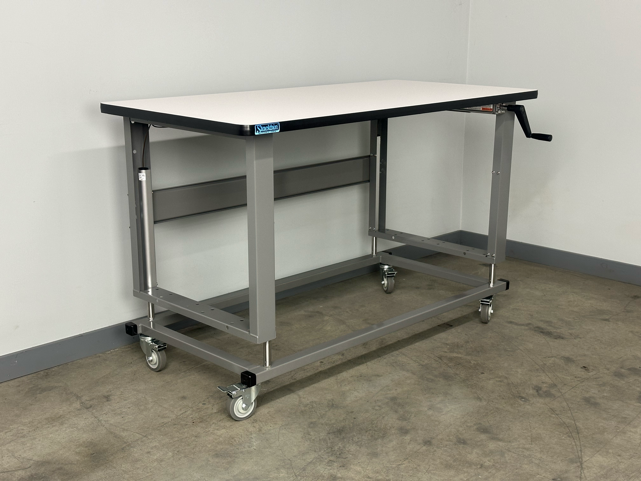 2500 Series Mobile Height Adjustable Work Table - Premium