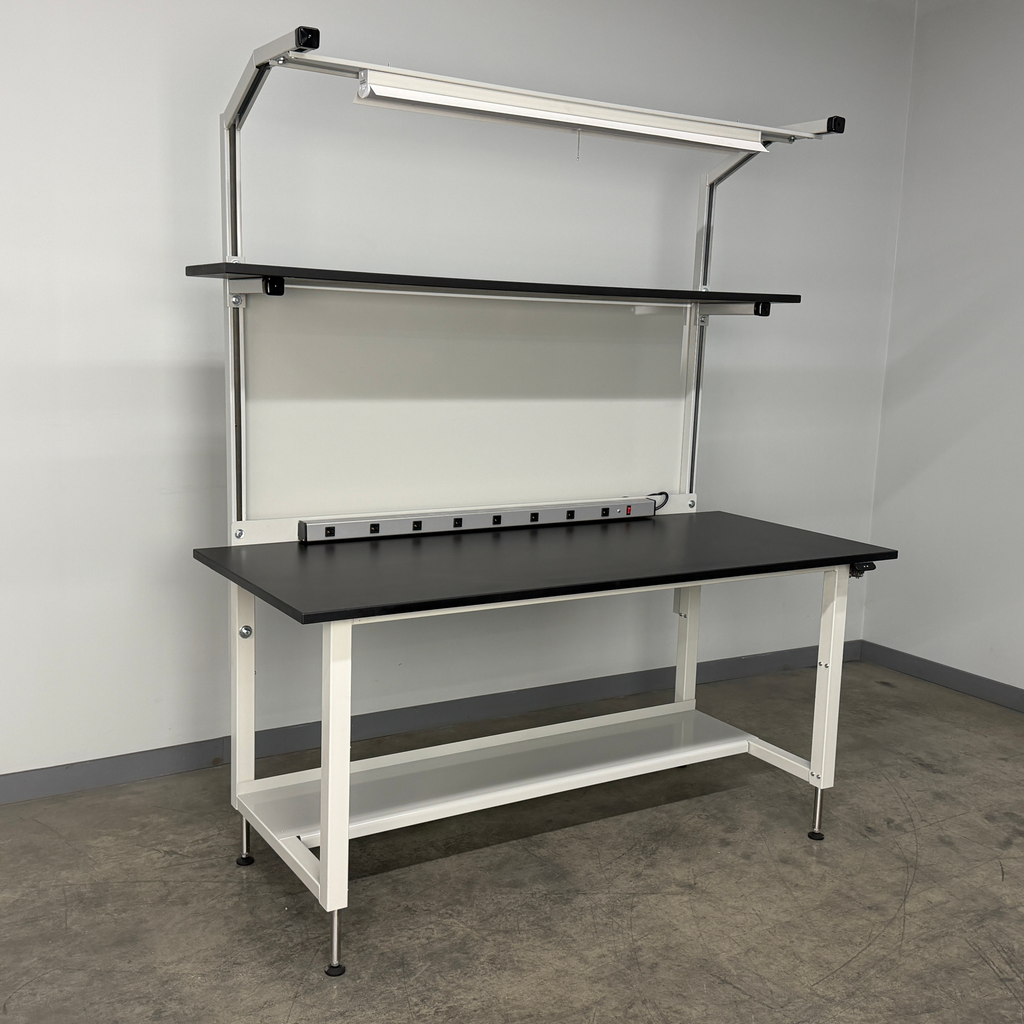 Laboratory Workbench #1 Electric Hydro-Lift — Cleanroom-Ready Adjustab ...
