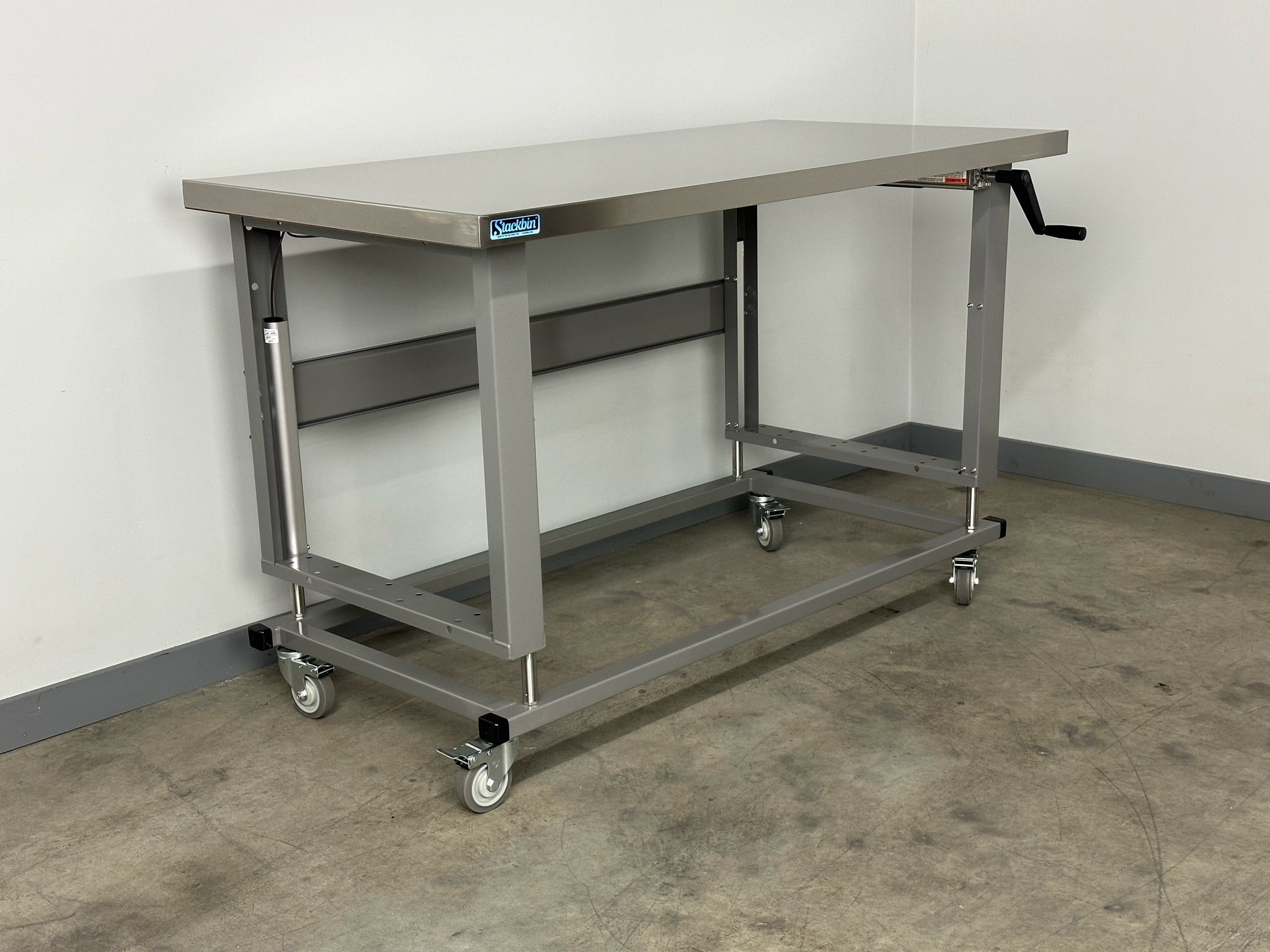 2500 Series Mobile Height Adjustable Work Table - Premium