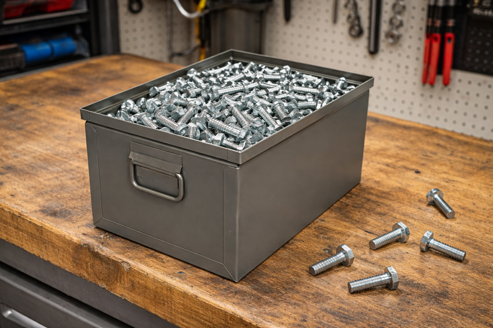Stack 2 Box Steel Stackboxes – Stackbin