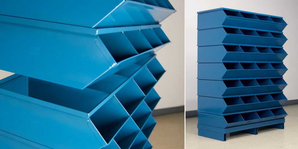 Stackbin 24 Inch Bench Stackbin Steel Storage Systems, Workbenches and Shelving